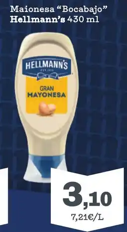 Sorli HELLMANN'S Maionesa "Bocabajo" oferta