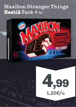 Sorli NESTLE Maxibon Stranger Things oferta