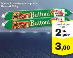 Sorli BUITONI Massa Finissima per a pizza oferta