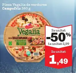 Sorli CAMPOFRIO Pizza Vegalia de verdures oferta