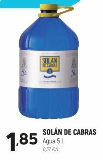 Coviran Solán de Cabras Agua 5 L oferta