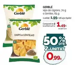 Condis Gerblé - xips de cigrons oferta