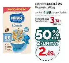 Condis Nestlé - farinetes 0,0 oferta