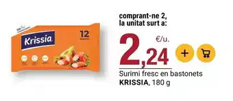BonpreuEsclat Krissia - surimi fresc en bastonets oferta