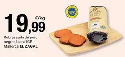 BonpreuEsclat El zagal - sobrassada de porc negre i blanc igp mallorca oferta