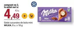 BonpreuEsclat Milka - gelat cucrutxo de bola mini oferta