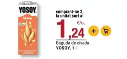 BonpreuEsclat Yosoy - beguda de civada oferta