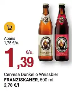 BonpreuEsclat Franziskaner - cervesa dunkel o weissbier oferta