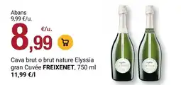 BonpreuEsclat Freixenet - cava brut o brut nature elyssia gran cuvée oferta