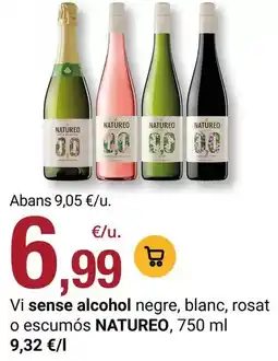 BonpreuEsclat Vi sense alcohol negre, blanc, rosat o escumós oferta