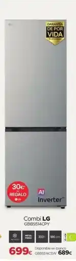 Milar Lg - combi gb585lhcp oferta