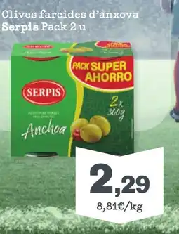 Sorli SERPIS Olives farcides d'anxova oferta