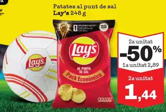 Sorli LAY'S Patates al punt de sal oferta