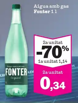 Sorli FONTER Aigua amb gas oferta