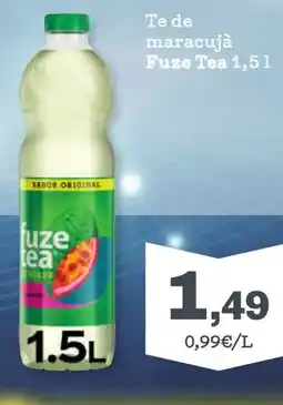 Sorli FUZE TEA Te de maracujá oferta