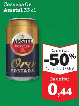 Sorli AMSTEL Cervesa Or oferta