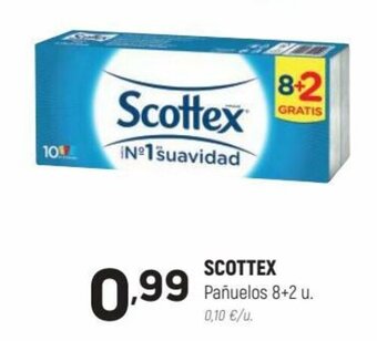 Coviran Scottex Pañuelos 8+2 u. oferta