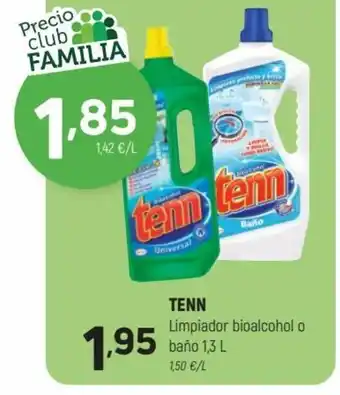 Coviran Tenn Limpiador Bioalcohol o Baño 1.3 L oferta