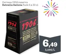 Sorli ESTRELLA GALICIA Cervesa 1906 reserva oferta