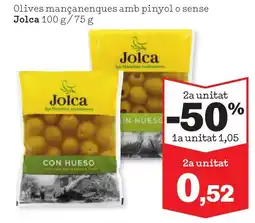 Sorli JOLLCA Olives mançanenques amb pinyol o sense oferta