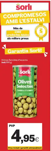 Sorli SORLI Olives farcides d'anxova oferta