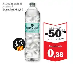Sorli SANT ANIOL Aigua mineral natural oferta
