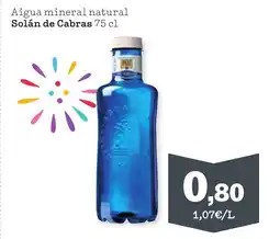 Sorli SOLAN DE CABRAS Aigua mineral natural oferta