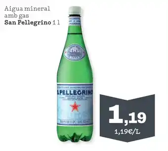 Sorli SAN PELLEGRINO Aigua mineral amb gas oferta