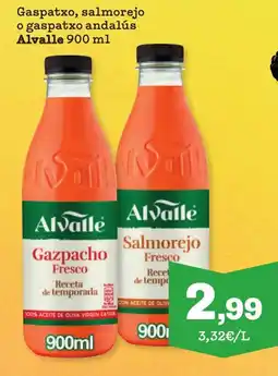 Sorli ALVALLE Gaspatxo, salmorejo o gaspatxo andalús oferta