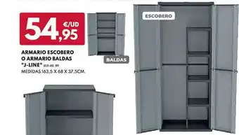 BricoCentro Armario Escobero O Armario Baldas oferta