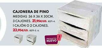 BricoCentro Cajonera De Pino oferta