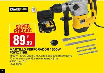 Martillo Perforador 1500w