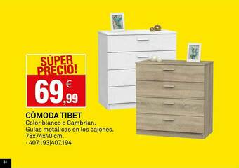 Bricoking Cómoda Tibet oferta