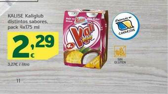 HiperDino Kalise Kaliglub Distintos Sabores oferta
