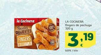 HiperDino La Cocinera Fingers De Pechuga oferta
