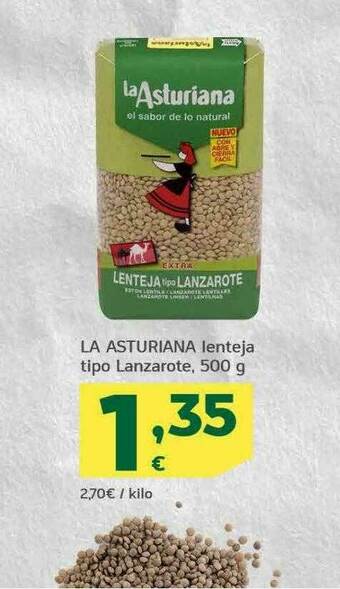 HiperDino La Asturiana Lenteja Tipo Lanzarote oferta