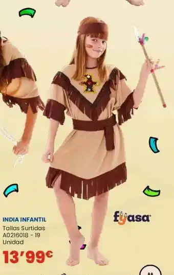 Juguettos India Infantil oferta