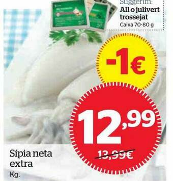 La Sirena Sípia Neta Extra oferta