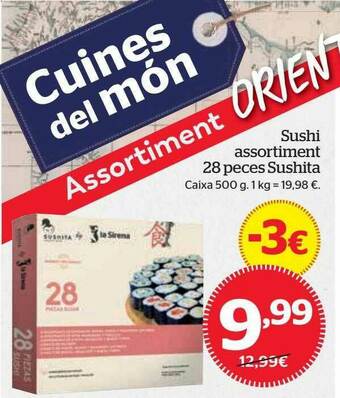 La Sirena Sushi Assortiment oferta