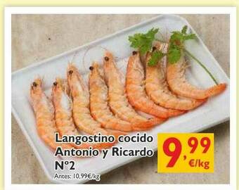 Supermercados La Despensa Langostino Cocido Antonio Y Ricardo N°2 oferta