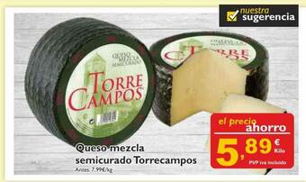 Supermercados La Despensa Queso Mezcla Semicurado Torrecampos oferta