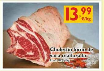 Cash Ecofamilia Chuletón Lomo De Vaca Madurada oferta