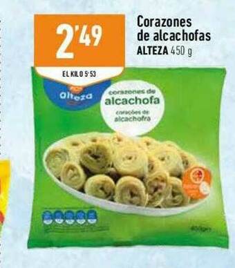 Supermercados Deza Corazones De Alcachofas Alteza oferta