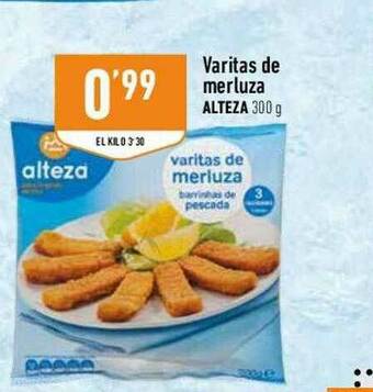 Supermercados Deza Varitas De Merluza Alteza oferta