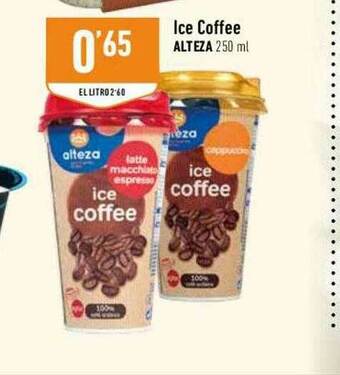 Supermercados Deza Ice Coffee Alteza oferta