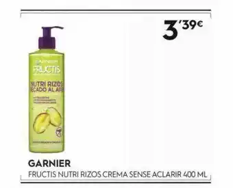 Perfumerías San Remo Garnier Fructis Nutri Rizos Crema Sense Aclarir oferta