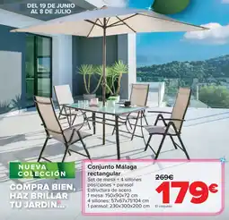 Carrefour Conjunto Málaga rectangular oferta