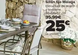 Carrefour Sillón fijo Málaga oferta