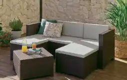 Carrefour Set Diva Chaisse longue Wengué oferta