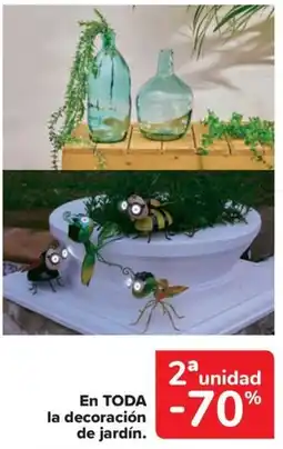 Carrefour En toda la decoración de jardín. oferta
